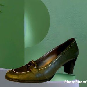 Gabor Dark green Leather Heels